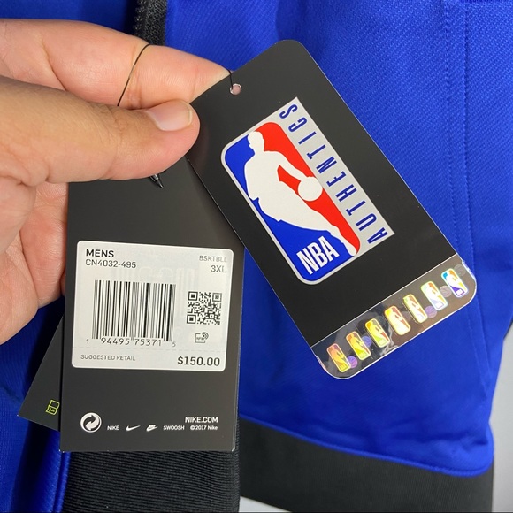 LA Clippers NBA Nike Showtime Therma Flex Full-Zip Hoodie CN4032-495 Blue Sz 3XL - Picture 6 of 9